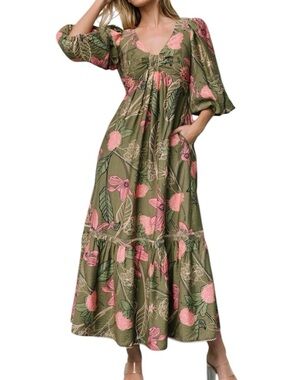 Baltic Born Lonna Maxi Dress Tropical Floral XL